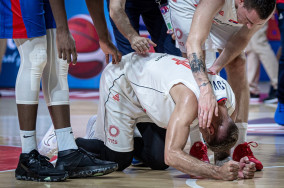 Serbian guard out for over a month after injury against Phillippines