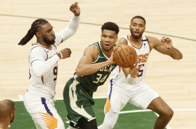 Suns plot 'Giannis Wall' to protect Finals edge