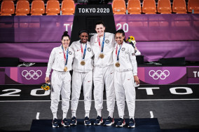 Latvia's men and USA's women win first-ever 3X3 Olympic gold medals