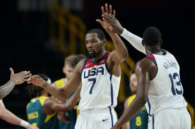 Australian curse continues: Unstoppable Durant leads Team USA to the Olympics final