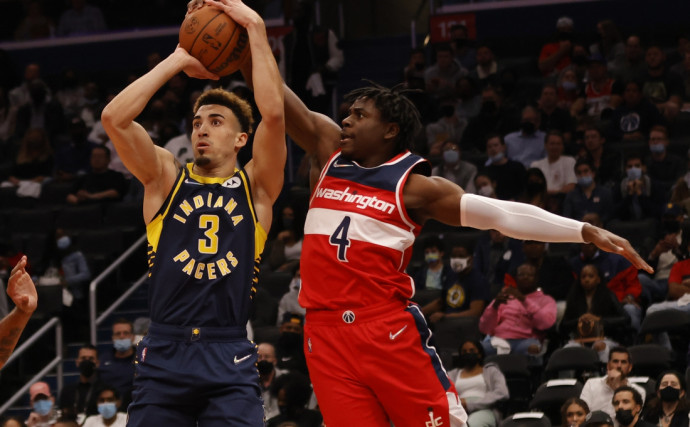 Dinwiddie spoils Turner's career night as Wizards beat Pacers in OT