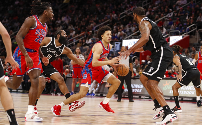 Kevin Durant, Brooklyn Nets stave off Detroit Pistons' late charge