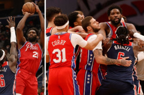 Embiid’s 36 points lead Sixers past Wizards while Harrell gets ejected