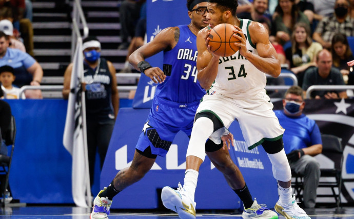 Giannis solid double-double pushes Bucks past Wagner's Magic