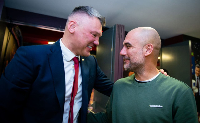 Jasikevicius on meeting Guardiola: ‘We talked about golf, hopefully, we can play together soon’