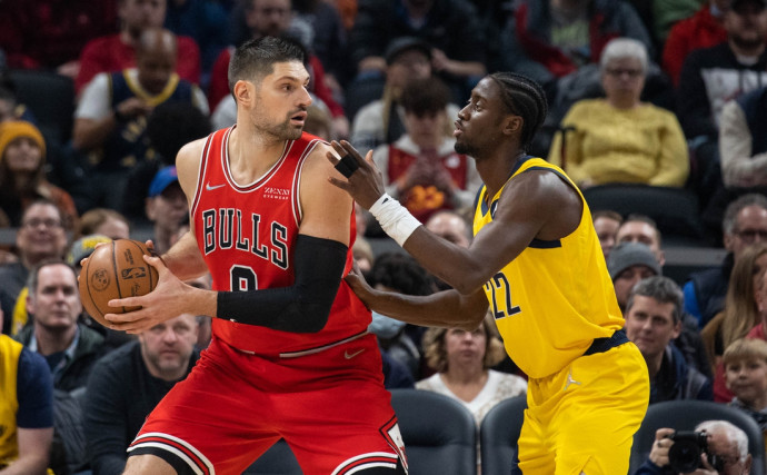 Nikola Vucevic's monstrous double-double pushes Bulls past LeVert's Pacers