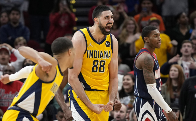 Career night by Goga Bitadze fires Pacers to a come-back victory against Rockets