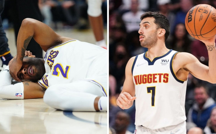 Wayne Ellington threatens to beat up Facundo Campazzo for pushing him in the back