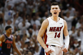 Tyler Herro makes NBA history against Houston Rockets