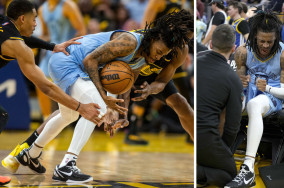 Ja Morant shoots fire back to GSW after injury, quickly deletes 'broke the code' tweet