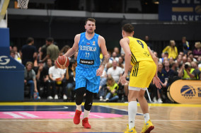 Luka Doncic pushes Slovenia past Sweden with Nowitzki in attendance