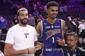 Gobert on standing next to Wembanyama: 'It makes me feel like a normal person'