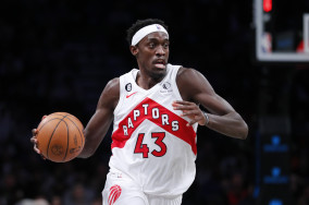 Pascal Siakam slips, picks up groin injury