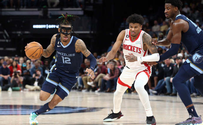 Ja Morant reacts to his Grizzlies return